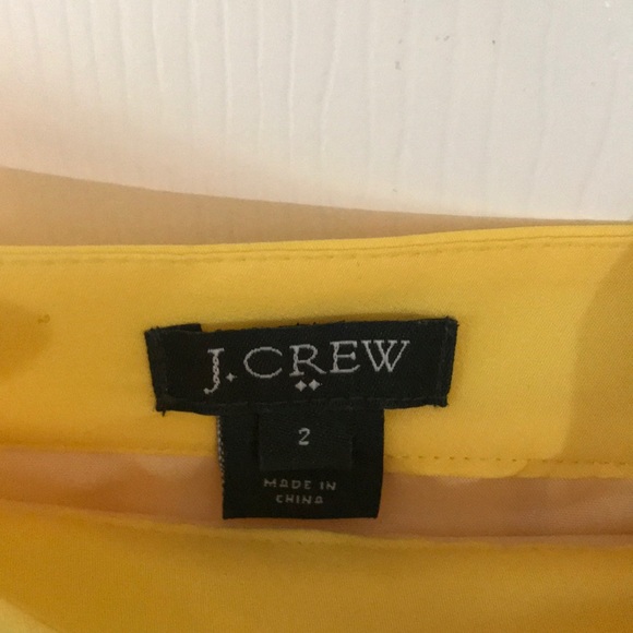 J.Crew Factory Pleated Color Block Skirt - Picture 8 of 9